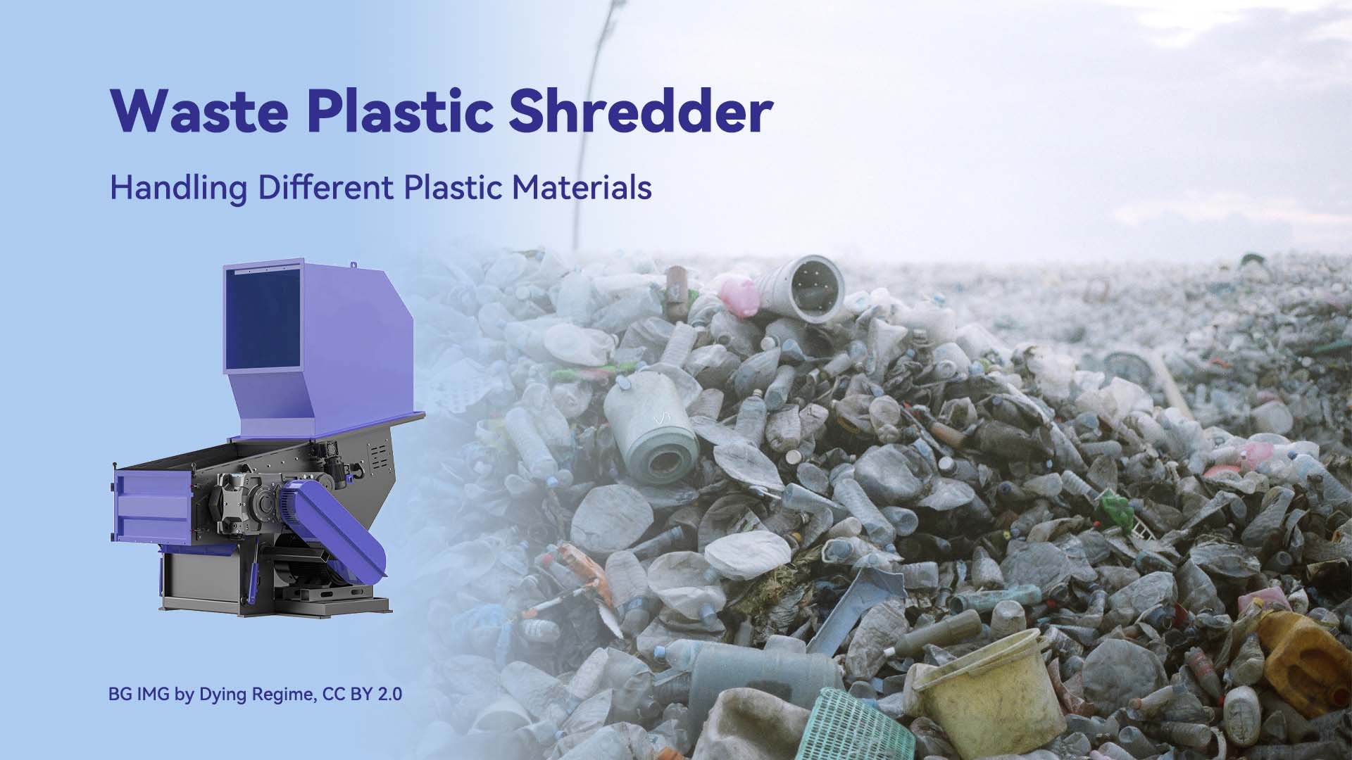 Waste Plastic Shredder: Handling Different Plastic Materials in Industrial Settings